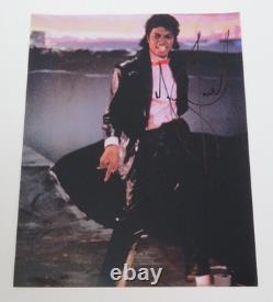 MICHAEL JACKSON Signed Autograph Auto 11x14 Photo JSA BAS