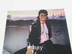 MICHAEL JACKSON Signed Autograph Auto 11x14 Photo JSA BAS