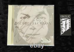 MICHAEL JACKSON Signed CD Cover 2001 Invincible with Provenance and (LOA) RARE++
