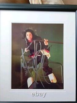 MICHAEL JACKSON Signed PHOTO Beautifully Professionaly Framed. With COA