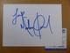 MICHAEL JACKSON signed Autograph Autographed 8x6 Index Card InPerson ACOA COA