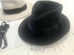 MICHAEL JACKSONs Owned &Worn Fedoras-NOT SIGNED