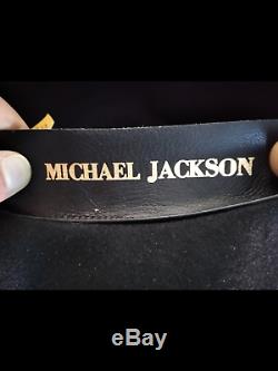 MICHAEL JACKSONs PERSONAL Fedora Medium Size + MJJ PRODUCTION letter -NO SIGNED