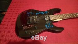 Metallica Signed Autographed Jackson Guitar IN PERSON Lars Kirk Hammett Rob