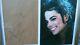 Michael Jackson Authenic Autographed Signed Paper Envelope Color Photo in Frame
