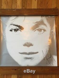 Michael Jackson Authentic AUTOGRAPHED Invincible poster MINT condition