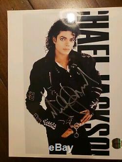 Michael Jackson Authentic Signed 8x10 Color Photo COA