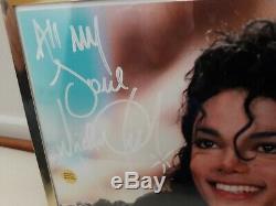 Michael Jackson Autogramm Autograph signed A4 Format