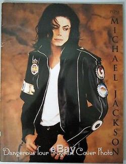 Michael Jackson Autographed Color Publicity Photo MJJ Productions 1991