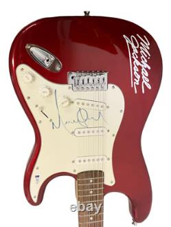 Michael Jackson Autographed New York Pro Official Guitar with Case Beckett