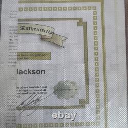 Michael Jackson Autographed Photo 2006 With CoA