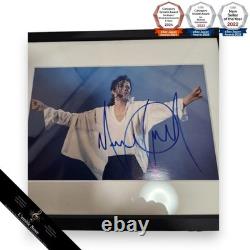 Michael Jackson Autographed Photo 20x25cm UV Frame Color Signed