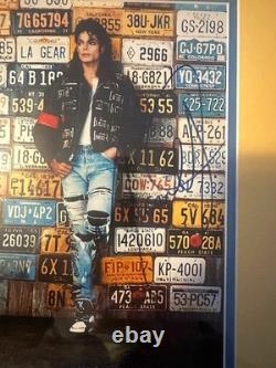 Michael Jackson Autographed Photo Custom Framed