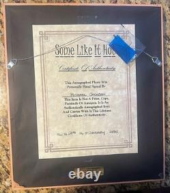 Michael Jackson Autographed Photo Custom Framed