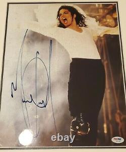 Michael Jackson Autographed Photo PSA/DNA Original