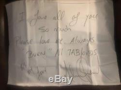 Michael Jackson Autographed Pillow