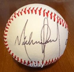 Michael Jackson Autographed Signed Baseball East Coast Authenticators LOA