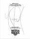 Michael Jackson Autographed/Signed Cut Paper New York New York JSA 26021