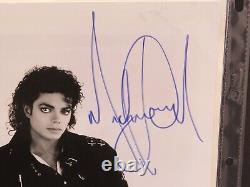 Michael Jackson Autographed Signed Promo 8x10 Photo Jsa Full Letter Rare Al2