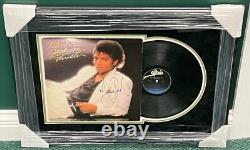 Michael Jackson Autographed Signed Thriller Framed Album Record Jsa Al2