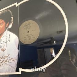 Michael Jackson Autographed Thriller Album Framed With COA See Desc