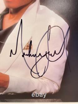 Michael Jackson Autographed Thriller Album Psa Dna And Photo Proof