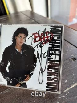 Michael Jackson Bad CD Signed Autographed Epic EK 40600 Japan