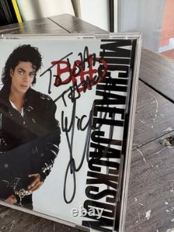 Michael Jackson Bad CD Signed Autographed Epic EK 40600 Japan