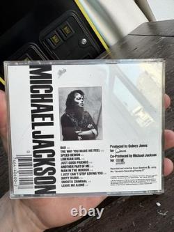 Michael Jackson Bad CD Signed Autographed Epic EK 40600 Japan