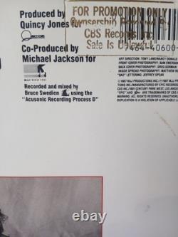 Michael Jackson Bad Vinyl LP Record Album signed