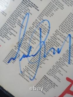Michael Jackson Bad Vinyl Record signed