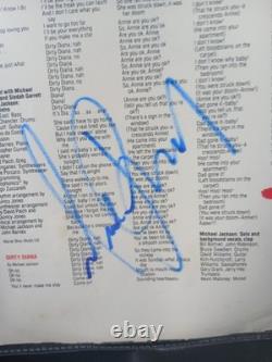 Michael Jackson Bad Vinyl Record signed