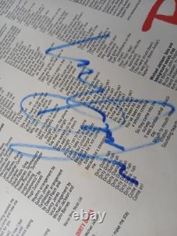 Michael Jackson Bad Vinyl Record signed