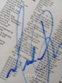 Michael Jackson Bad Vinyl Record signed