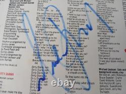 Michael Jackson Bad Vinyl Record signed