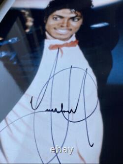 Michael Jackson Billie Jean BIG Signed Autograph No Worn