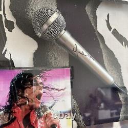 Michael Jackson HAND Signed Microphone AUTOGRAPHED one of a kind Framed