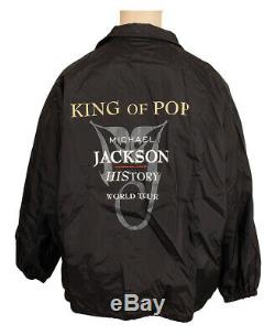 Michael Jackson'HIStory Tour original staff jacket not signed fedora glove