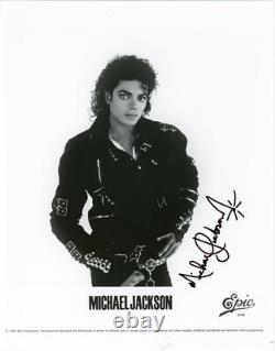 Michael Jackson Hand Signed 1987 Photograph