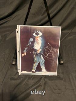 Michael Jackson Hand Signed 8X10 Color Thriller Photo WithCOA-Excellent & Rare