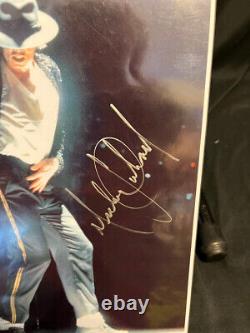 Michael Jackson Hand Signed 8X10 Color Thriller Photo WithCOA-Excellent & Rare