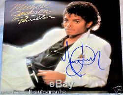 Michael Jackson Hand Signed Autographed Original Thriller Album! Rare Proof+coa