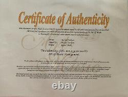 Michael Jackson Hand Signed Book-COA-Hand Signed. LAST CHANCE! Dont Miss Out