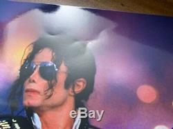 Michael Jackson Hand-Signed Huge Color Photograph ca 30x20cm AUTOGRAPHED withLOA
