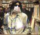 Michael Jackson Hand-Signed Matted Color Photograph ca. 16x12cm AUTOGRAPH withLOA