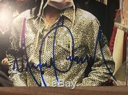 Michael Jackson Hand-Signed Matted Color Photograph ca. 16x12cm AUTOGRAPH withLOA