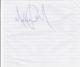 Michael Jackson Hand-Signed Paper Sheet/Cut 21.0 x 18.5 cm (8.3x7.3) AUTOGRAPH
