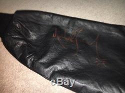 Michael Jackson Holy Grail Signed Dangerous Leather Jacket Rare Size 1 of a kind