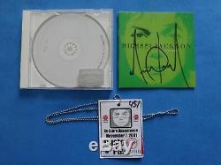 Michael Jackson Invincible Signed CD (green Cover) With Virgin Megastore Pass