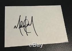 Michael Jackson King of Pop Vintage Signed Autograph 4x6 Album Page Thriller